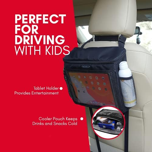 Araba Arka Koltuğu için Macally Tablet Tutacağı-Uzun Sürüşlerde Çocuklar için Organizatör ve Arkaya Bakan Arka Koltukta