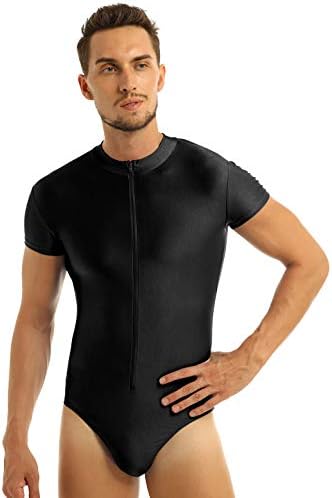 Loloda erkek Tek Parça Modifiye güreş atleti Spor Bodysuit tek parça streç giysi egzersiz iç çamaşırı
