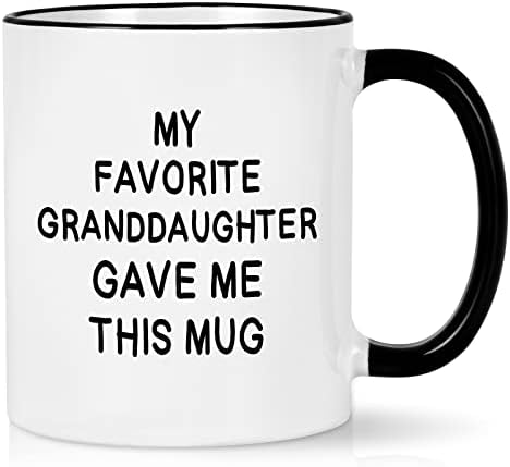 Büyükanne Büyükbaba için Hediyeler, En Sevdiğim Torunum Bana Bu Kupayı Verdi, Büyükbaba Büyükanne Kupa, Doğum Günü