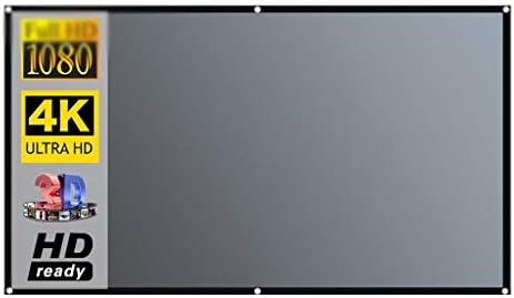 CXDTBH projeksiyon perdesi 16:9 Metal Anti ışık perdesi yansıtıcı kumaş bez DLP projektör için ( Boyut: 84 inç )