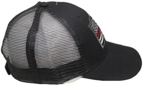 Siyah örgü ABD ince kırmızı Çizgi Düşük Profilli Şapka Beyzbol Desteği Kolluk Kuvvetleri