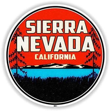 Sierra Nevada Dağlar California Sticker 3 Çıkartması Tampon Dizüstü Vinil Araba Van Kamyon
