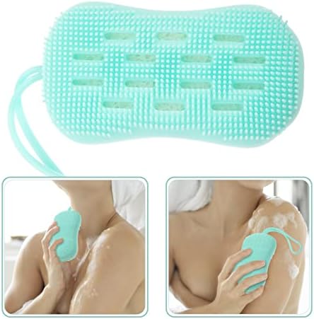 Lif Kabağı Temizleme Çift Taraflı Malzemeleri Erkekler Sünger Masaj silikon Kauçuk Banyo Kadınlar Vücut Kız Banyo