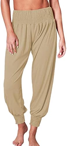 Kadınlar için kısa pantolon Rahat Bayan Yoga Joggers Gevşek Egzersiz Ter Pantolon Rahat cepli pantolon Fit 21