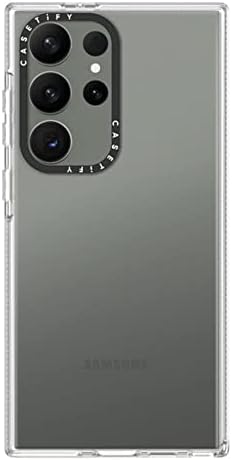 Casetify Clear Samsung Galaxy S23 Ultra Kılıf [Sararma / 6,6 ft Düşme Koruması Değil]