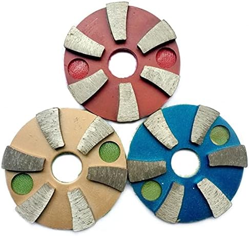 3 ADET 3 İnç Metal Taşlama pedleri 80mm elmas parlatma pedi kuru / ıslak beton zemin taşlama diski Mermer Granit