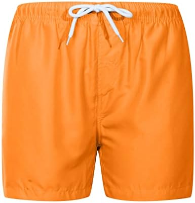 Ozmmyan Erkekler Spor Şort Nefes Üç Noktalı Pantolon plaj şortu Spor Şort Elastik Dantel-Up Pantolon