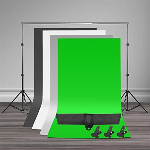 TBIIEXFL Fotoğraf Stüdyosu Led Softbox Şemsiye Aydınlatma Kiti Arkaplan Destek Standı 4 Renk Zemin Fotoğraf Video