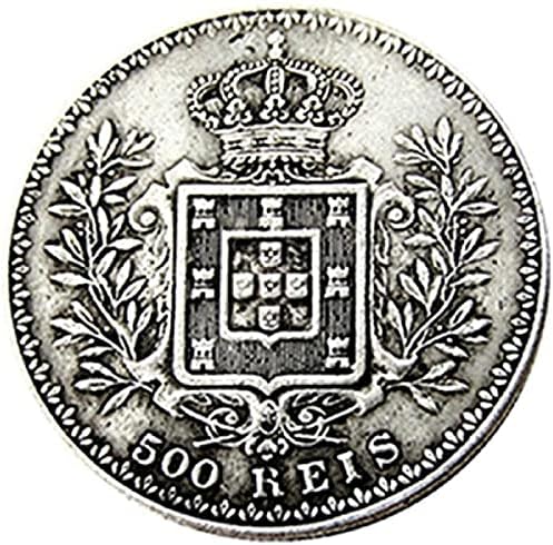 Amerikan Yarım Dolar hatıra parası 1891 Dış Kopya Gümüş Kaplama