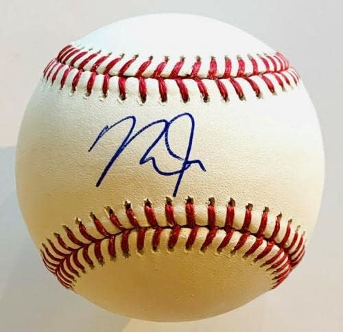 Mike Trout İmzalı beyzbol imzalı Los Angeles Melekleri MLB hologram ortak İmzalı Beyzbol Topları