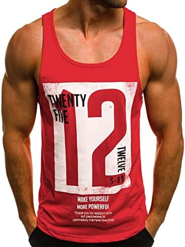 Realdo erkek spor kolsuz tişört Mektup Baskılı Egzersiz Kas Tee Eğitim Vücut Geliştirme Fitness Kolsuz T Shirt
