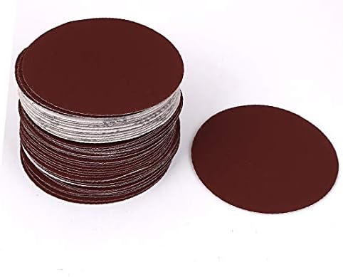 X-DREE 4-inch Dia 1000 Grit Abrasive Sanding Paper Disc Flocking Sandpaper 50pcs(Disco de papel de lija abrasivo