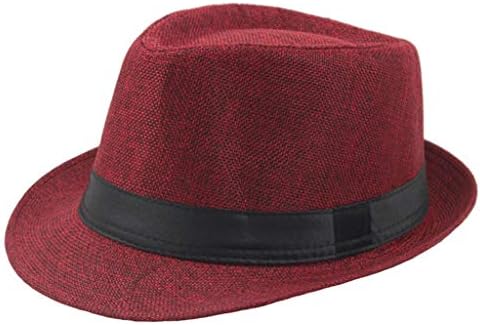 Moda Şapka Nefes Erkek Beyzbol şapkaları ve Kapaklar CurlyStraw Şapka Keten Caz Şapka silindir şapka Açık erkek Güneş