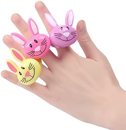 2023 Yeni paskalya tavşanı Yüzükler Çocuklar için Giyinmek Yüzük takı seti Oyuncaklar Küçük Kızlar için Hediye Oyna