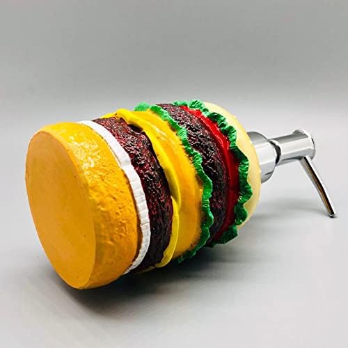 luckymeet Komik Hamburger Çörek El dezenfektanı şişesi Basit Kişilik Büyük Kapasiteli Press-on Banyo makyaj Şişesi