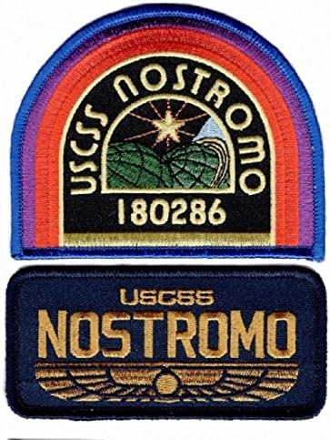 Alien U. S. C. S. S. Nostromo Koyu NVY Weyland Yutani Yama (Paket 2pc-Kanca Desteği)