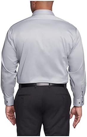 Van Heusen erkek Fit Elbise Gömlek Ultra Kırışıksız Esnek Yaka Streç (Büyük ve Uzun)
