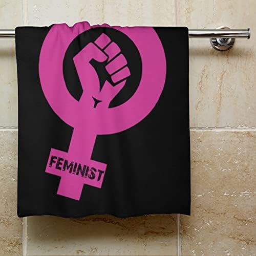 Feminist için mücadele Lif Havlu 28.7 x 13.8 Yüz Bezleri İnce Elyaf Yüksek Emici Havlu el havluları