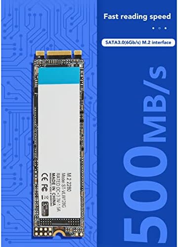 VINGVO Bilgisayar SSD, Dahili Oyun SSD 3D TLC NAND M. 2 2280 450MBS Yazma AIO (128 GB)