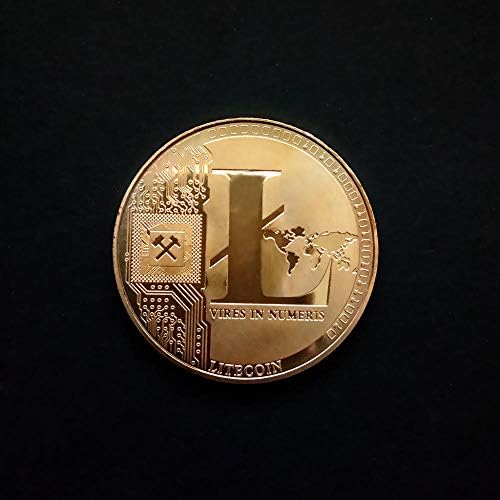 1 Adet hatıra parası Altın Kaplama Gümüş Sikke Litecoin Litecoin Sanal Cryptocurrency 2021 Sınırlı Sayıda Koleksiyon