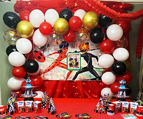 62 Paket Siyah Beyaz Kırmızı Krom Altın konfeti balonları Mezuniyet Casino Kartı Gece Poker Las Vegas Düğün Doğum