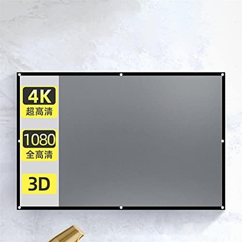 KXDFDC katlanır projektör perde Polyester yumuşak basit perde katlanır film perde projektör ev açık Anti-ışık perdesi