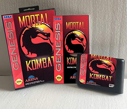 ROMGame Mortal Kombat 16 Bit Sega Md Oyun Kartı Kutulu Manuel Sega Mega Sürücü Genesis