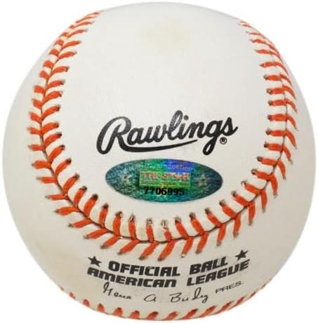 Cal Ripken Jr. İmzalı Baltimore Orioles Amerikan Beyzbol Ligi TriStar Sanal İmzalı Beyzbol Topları