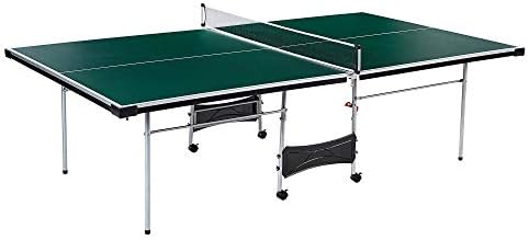 Lancaster 4 Parça Resmi Turnuva Boyutu 108x60x30 İnç Kapalı Katlanır Masa Tenisi Ping Pong oyun masası Net ve Direkleri,