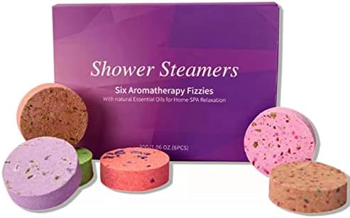 DGZseven Duş Vapurları-Kadınlar için Hediyeler Ev SPA Rahatlaması için Doğal Uçucu Yağlara Sahip Aromaterapi Duş