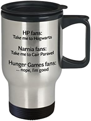 HP Seyahat Kupa Narnia Açlık Oyunları Kahve çay bardağı Komik Yenilik Hediye Fikri Hayranları için Genç Yetişkin