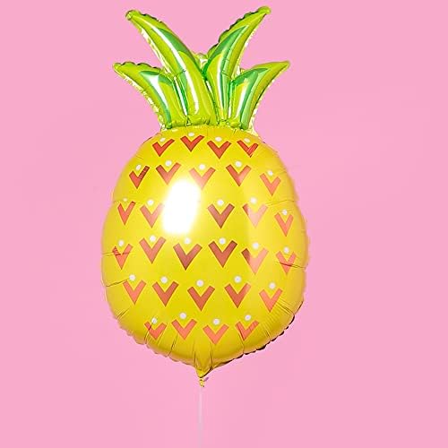 HORUİUS Ananas Balonlar Meyve Altın Ananas Folyo Mylar Balonlar için Yaz Plaj Bebek Duş Ananas Temalı Parti Doğum