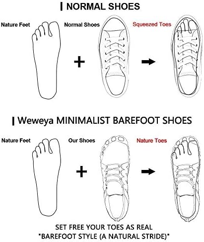 Weweya Yalınayak Ayakkabı Erkekler Minimalist Koşu Çapraz Eğitim Ayakkabı
