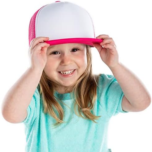 Funky Junque Çocuklar beyzbol şapkası Kız Erkek Yürüyor Bebek Düz Ağız şoför şapkası Gençlik Güneş Plaj Kap Yaz Örgü