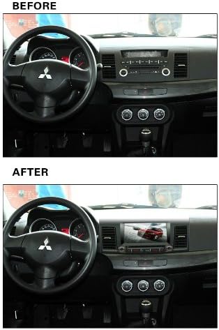 Bluelotus Mitsubishi Lancer 2008 2009 2010 2011 2012 2013 Çift Din In-dash 8 İnç Dokunmatik Ekran TFT LCD Monitör
