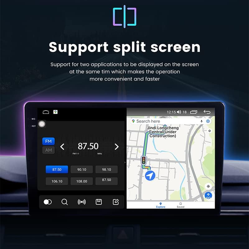 Android 10 Araba Radyo Stereo Honda Accord 2018-2021 için, Biorunn 10.36 inç GPS Navi Octa Çekirdek Ses Kontrolü