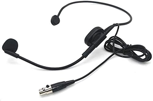 Siyah XLR 4PİN Headworn Giyen Kulaklık Mini Mikrofon Shure Kablosuz BodyPack Verici