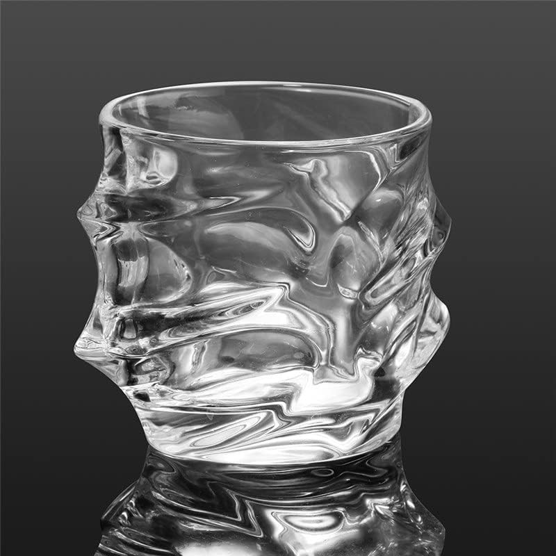 ZLXDP 1 Adet 350ML Viski Bardağı Scotch Gözlük Zarif Bulaşık Makinesinde Yıkanabilir Cam Likör Veya Bourbon Bardak