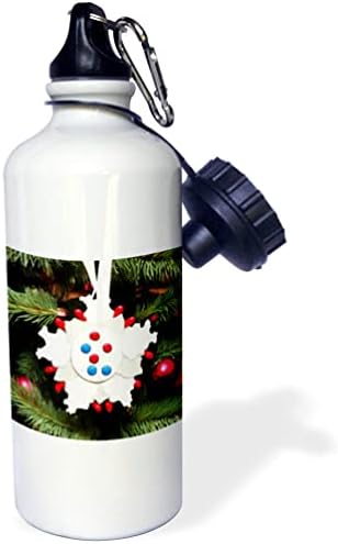 3 Ladin ağacında dekoratif süslemeyi bırakın. Noel havası. Yapay zeka. - Su Şişeleri (wb-372999-1)