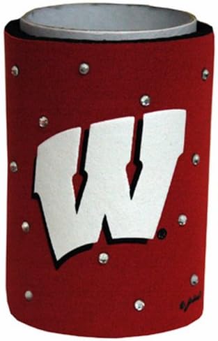 NCAA Wisconsin Porsukları Koozie Yapay Elmasları