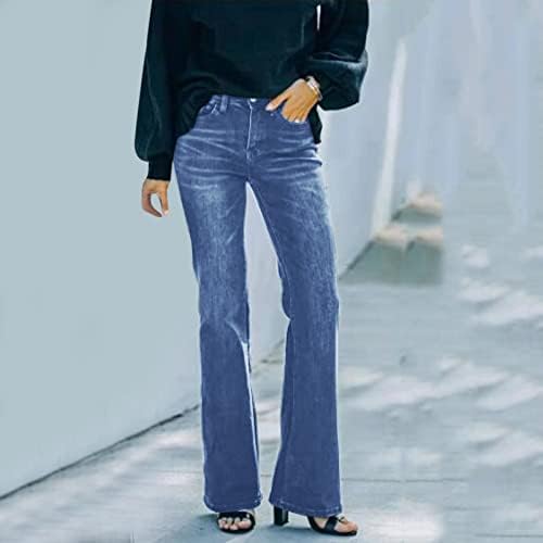 Kadın Artı Pantolon kadın Kot Yüksek Bel Kot Pantolon Yüksek Vintage Jean Çan Alt Pantolon Kadınlar için Yüksek
