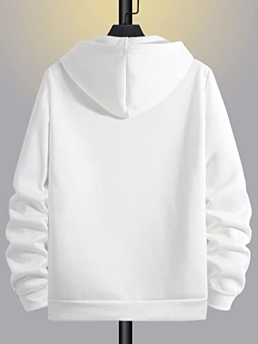 AVLUZ Tişörtü Kadın - Erkek Sloganı Grafik Damla Omuz ipli fermuarlı kapüşonlu kıyafet Tee Olmadan (Renk : Beyaz,