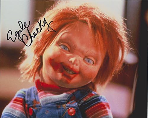 Ed Gale Chucky Çocuk Oyuncağı 3 Orijinal İmzalı 8X10 Fotoğraf