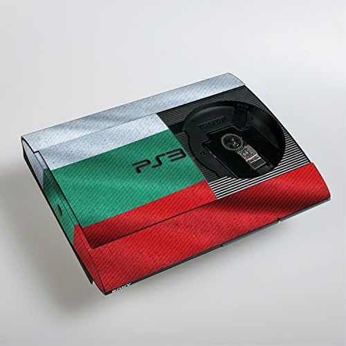Sony Playstation 3 Superslim Tasarım Cilt Bulgaristan bayrağı çıkartma Playstation 3 Superslim için