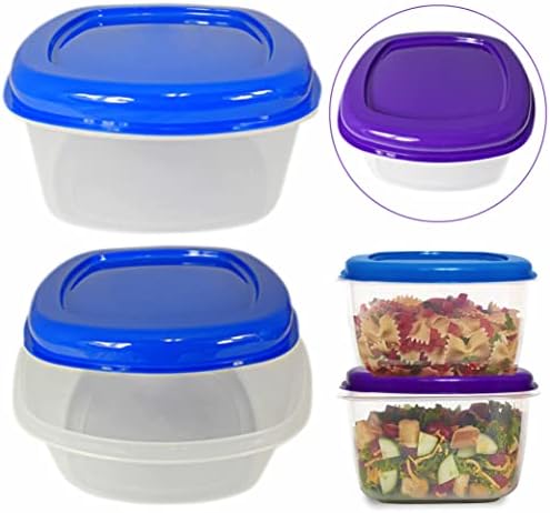 2 Adet Büyük Gıda Konteyner 5L Dondurucu Plastik Kase W/Kapak Öğle Yemeği Depolama BPA Ücretsiz