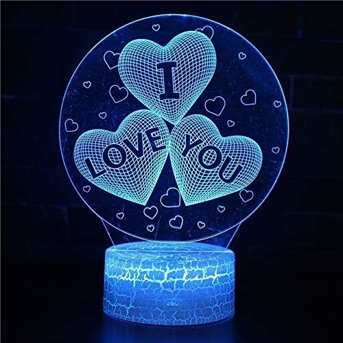 SZG Seni Seviyorum masa lambası Dokunmatik LED Gece Lambası Ev Odası Gökkuşağı At Lampen Dekorasyon Yaratıcı masa