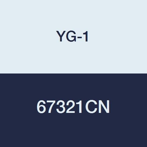 YG - 1 67321CN 1/2 HSSCo8 End Mill, 3 Flüt, 37 Derece Sarmal, Uzun Uzunluk, Alüminyum için Kaba İşleme, Kalay Kaplama,