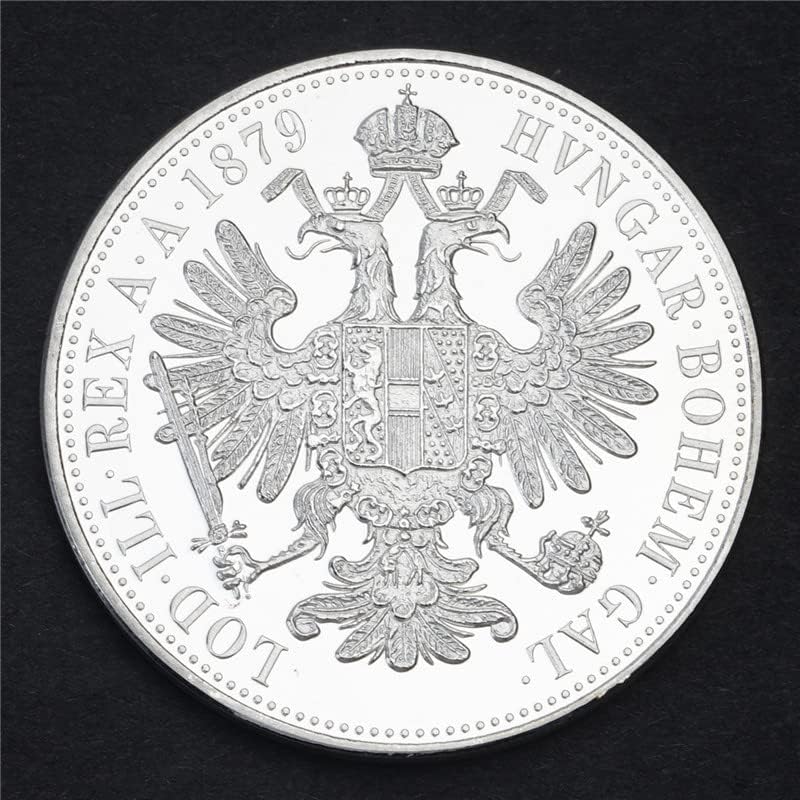 Avrupa Kültürel hatıra parası Tanrı Mübarek İmparator Franz Avusturya-Macaristan Joseph I 1879 Gümüş Sikke Hatıra
