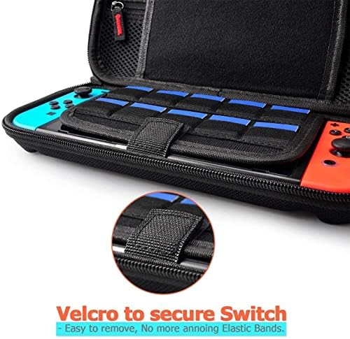 daydayup Nintendo Anahtarı Aksesuarları ile Uyumlu Paket Kiti Durumda 9 in 1 Kılıfı Anahtarı Kapak Kılıf HD Anahtarı