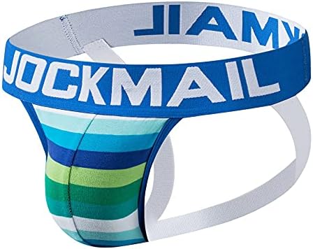 Erkek Külot Jock Askı Atletik Destekçisi Gökkuşağı Pamuk Erkekler Spor İç Çamaşırı Jockstrap Spor Salonu için Spor